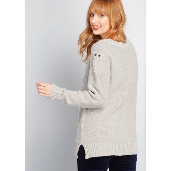 NWOT ModCloth Critter Credibility Mouse Sweater - Picture 2 of 6